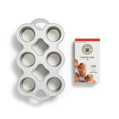 Golden Popover Mix and Standard Popover Pan Set