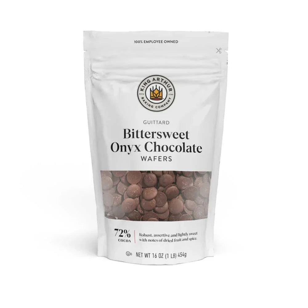 Guittard Bittersweet Onyx Chocolate Wafers